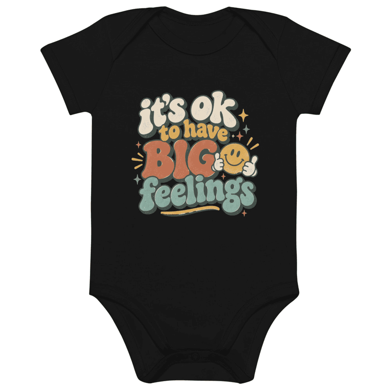 Big Feelings Organic Baby Bodysuit