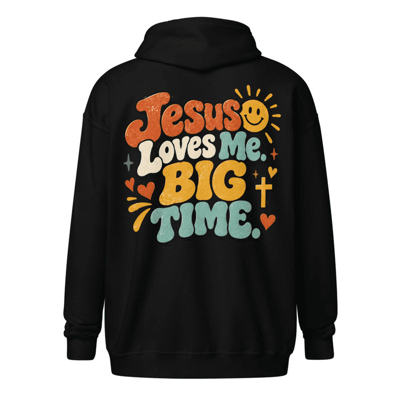 Jesus Loves Zip Hoodie